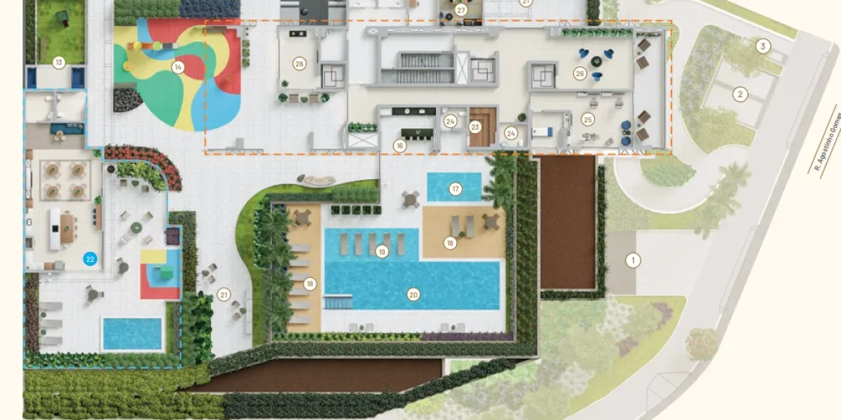 MS Zappa - Sorocaba - Lazer completo em rooftop com diversão para todas as idades._1