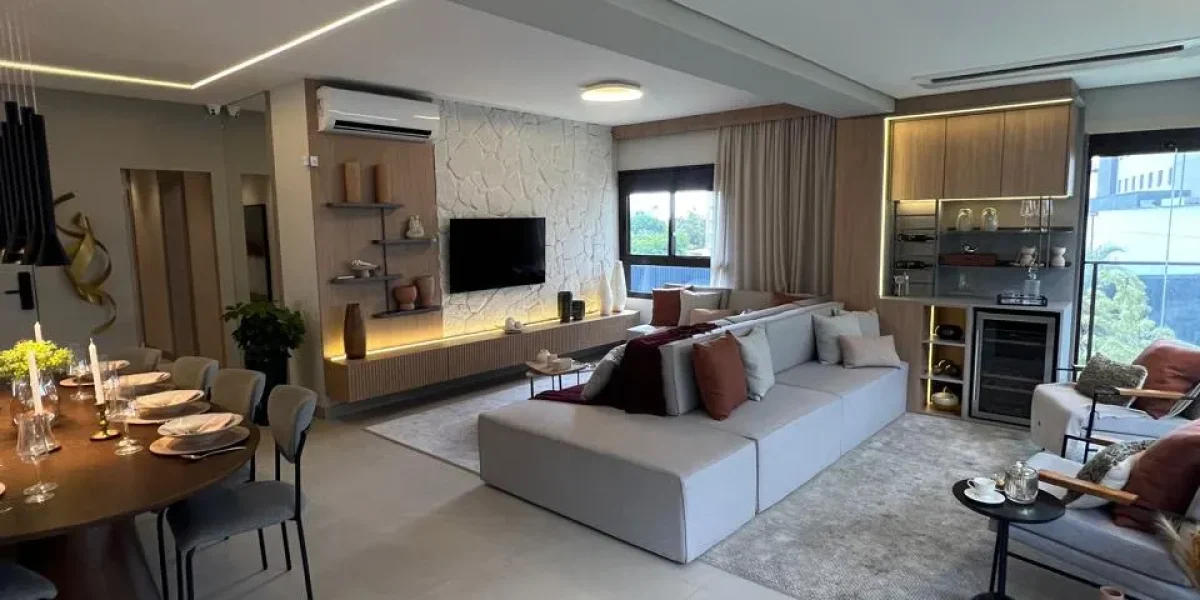 MS Zappa - Sorocaba - Living social completo, perfeito para reunir a família.