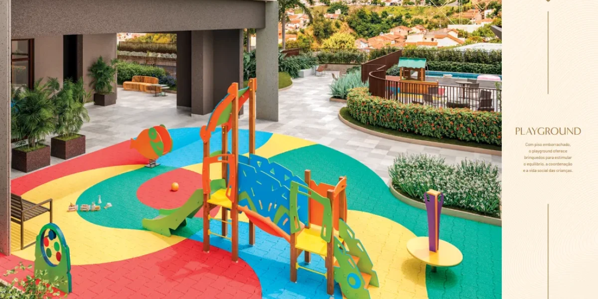 MS Zappa - Sorocaba - Playground colorido, seguro e integrado ao lazer das famílias.