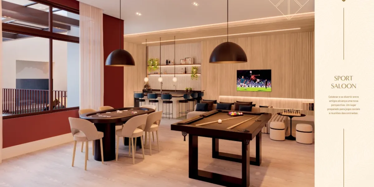 MS Zappa - Sorocaba - Sport Saloon com sinuca, bar e jogos para noites animadas.