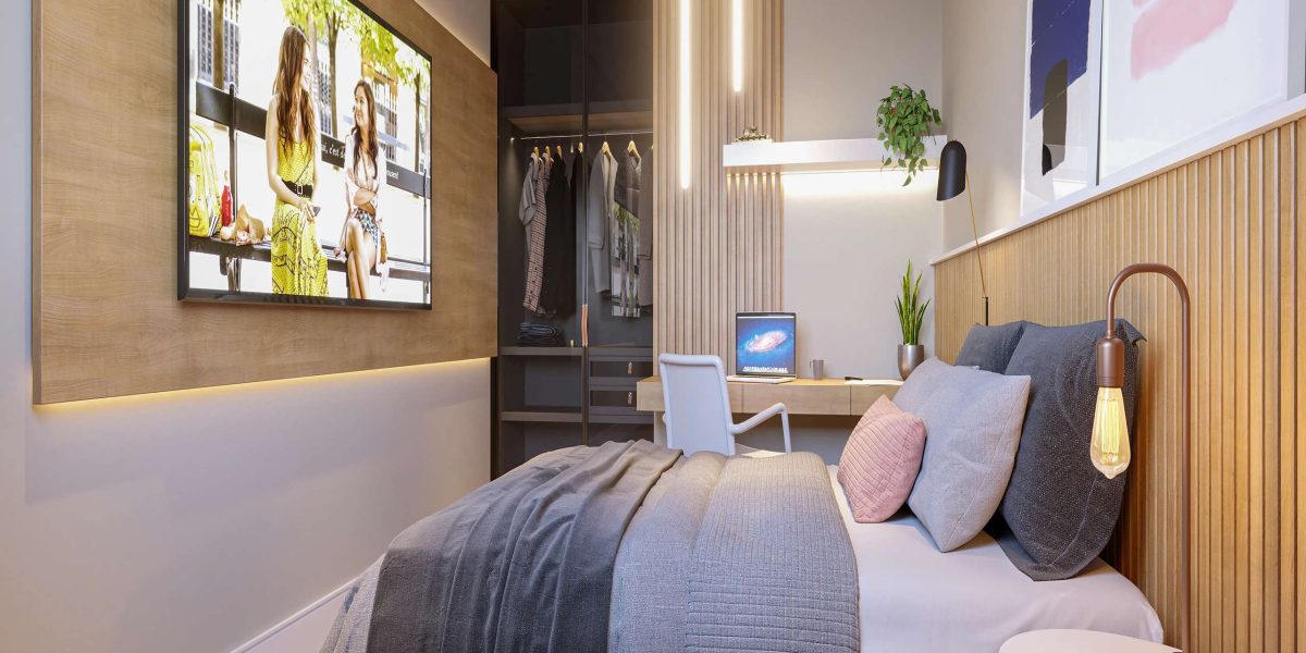 MS Zappa - Sorocaba - Suíte aconchegante com home office e marcenaria planejada_3_3